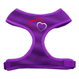 Double Heart Design Soft Mesh Harnesses