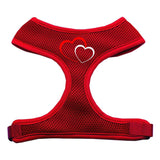 Double Heart Design Soft Mesh Harnesses