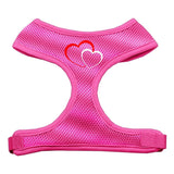 Double Heart Design Soft Mesh Harnesses