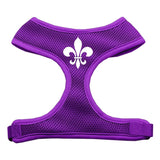 Fleur De Lis Design Soft Mesh Harnesses