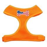 Bone Flag Usa Screen Print Soft Mesh Harness