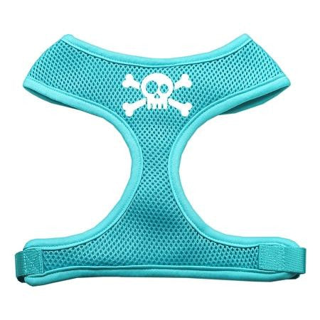 Skull Crossbones Screen Print Soft Mesh Harness