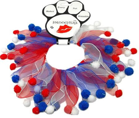 Red, White and Blue Fuzzy Smoochers Large RWB