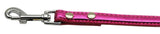 Metallic Crystal Bone Collars Matching Plain Leash